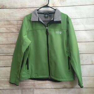 COPY - POLAR GRAPHICS ALASKA SUMMITT JACKET IN GREEN